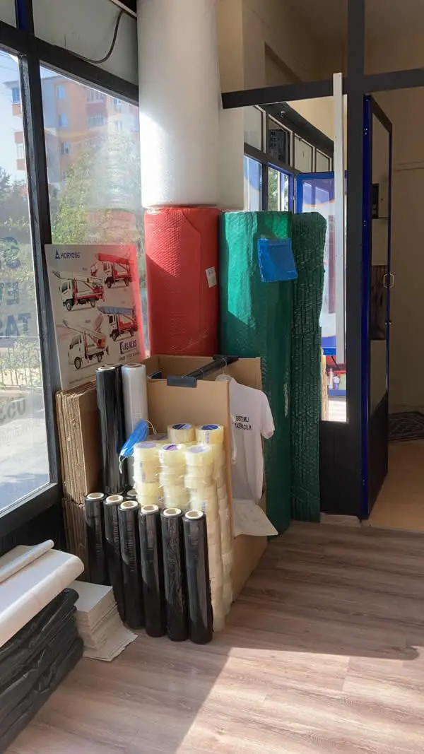Evden eve naklyede paketleme malzemeleri
